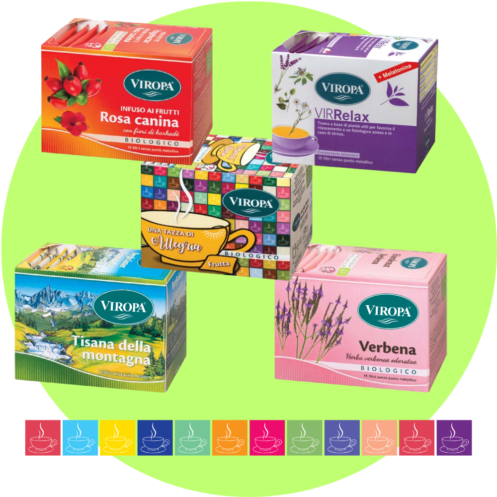 Selezione di tisane Viropa